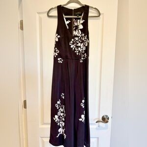 B. Smart black floral jumper